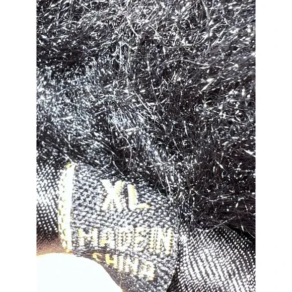 Iman Faux Fur Black Women Coat‎ Size XL - Picture 4 of 11